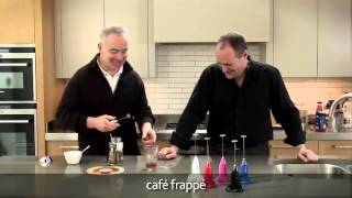 How to make a frappé coffee using an aerolatte milk frother [upl. by Voltmer]