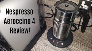 Nespresso Aeroccino 4 Milk Frother Review  Worth upgrading from the Aeroccino 3 [upl. by Mercedes]