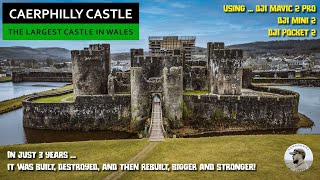 Caerphilly Castle  The Largest in Wales 2nd in Britain [upl. by Nilrem]