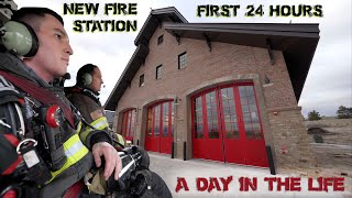 First 24 Hours in a New Fire Station  A Day in the Life [upl. by Anelej]