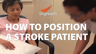 How To Position A Stroke Patient [upl. by Lambertson]