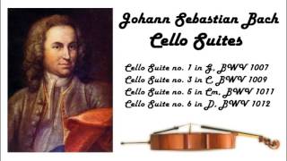 Johann Sebastian Bach  Cello suites in 432 Hz great for reading or studying [upl. by Rimisac]