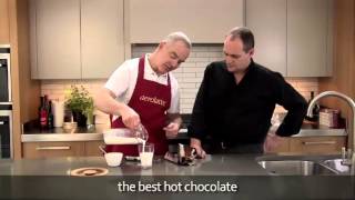 How to make a hot chocolate using an aerolatte milk frother [upl. by Casteel]